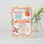 妖精プリンセス&バタフライバースデーパーティー 招待状 (スタンド正面)