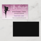 妖精メイドハウスクリーニングサービスビジネスカード 名刺 (正面/裏面)