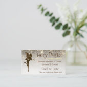 妖精メイドハウスクリーニングサービスビジネスカード 名刺 (スタンド正面)