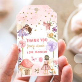 妖精メッセージカードエンチャントフォレストガール誕生日 ギフトタグ