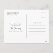 妖精メリークリスマスウッドランドの森の写真 シーズンポストカード (裏面)