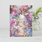 妖精ユニコーンありがとう サンキューカード (スタンド正面)