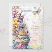 妖精ユニコーンありがとう サンキューカード (裏面)