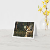 妖精ライトボールノートカード カード (黄色い花)