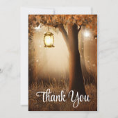 妖精ライト付き魔法の森サンキューカード サンキューカード (正面)