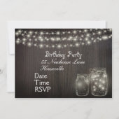 妖精ライト10代の女の子パーティー 招待状 (正面)