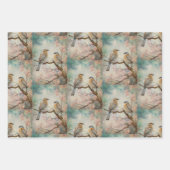 妖精ランド春フォレストバードNo3 ラッピングペーパーシート (正面3)