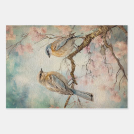 妖精ランド春フォレストバードNo3 ラッピングペーパーシート