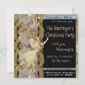 妖精リマインダークリスマスパーティの招待状 招待状 (正面)