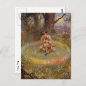 妖精リングや輪 ポストカード (正面/裏面)