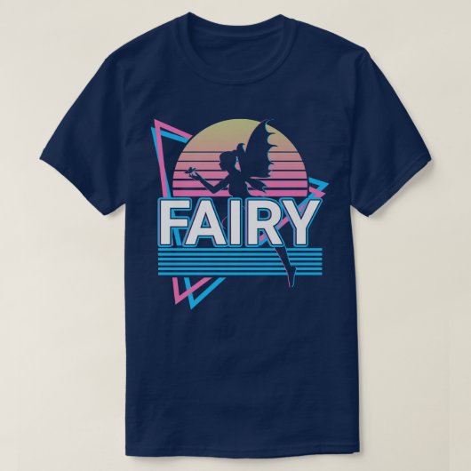 妖精レトロTシャツ Tシャツ (デザイン正面)