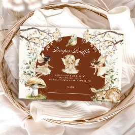 妖精ワイルドフラワーメドウおむつラッフル エンクロージャーカード