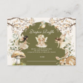 妖精ワイルドフラワーメドウおむつラッフル エンクロージャーカード (正面)