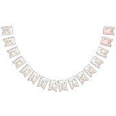 妖精ワイルドフラワーメドウフラワーズガーランド誕生日 バンティングフラッグ (全)