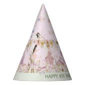 妖精ワイルドフラワーメドウフラワーズ誕生日コーン パーティーハット (左)