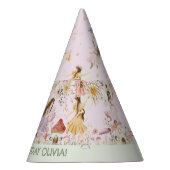 妖精ワイルドフラワーメドウフラワーズ誕生日コーン パーティーハット (右)