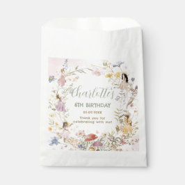 妖精ワイルドフラワーメドウフラワーズ誕生日 フェイバーバッグ