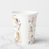 妖精ワイルドフラワーメドウフラワーズ誕生日 紙コップ (右)