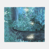 妖精夜フリースブランケット50" x60 " フリースブランケット (正面(横))