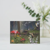 妖精夜郵便はがき ポストカード (スタンド正面)