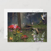 妖精夜郵便はがき ポストカード (正面/裏面)