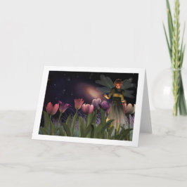 妖精夜魔法の挨拶状 カード