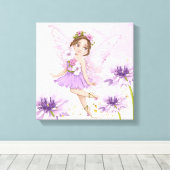 妖精子供部屋デコールセット3 キャンバスプリント (インサイチュ (ウッドフロア))