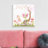 妖精子供部屋デコールセット3 キャンバスプリント (インサイチュ (リビング))
