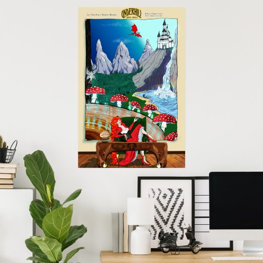 妖精旅行代理店ポスター ポスター (ホームオフィス)