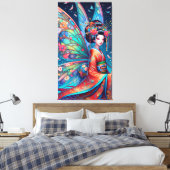 妖精日本の キャンバスプリント (インサイチュ (寝室))