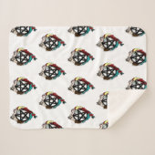 妖精星形五角形 シェルパブランケット (正面(横))