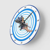 妖精時間 ラウンド壁時計 (傾斜)