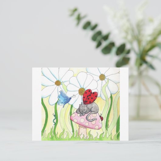 妖精猫 ポストカード (スタンド正面)