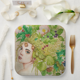 妖精紙プレート ペーパープレート