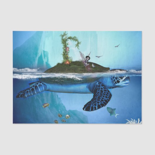 妖精素晴らしと鳥のカメ 薄葉紙 (正面)