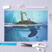 妖精素晴らしと鳥のカメ 薄葉紙 (クラフト)