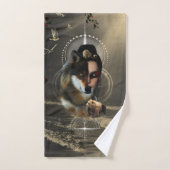 妖精素晴らしの狼 バスタオルセット (ハンドタオル)