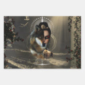 妖精素晴らしの狼 ラッピングペーパーシート (正面2)