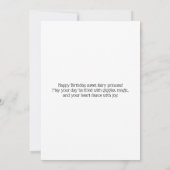 妖精誕生日カード 招待状 (裏面)