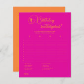 妖精誕生日スキャッタゴリー！誕生日パーティーゲーム (正面/裏面)