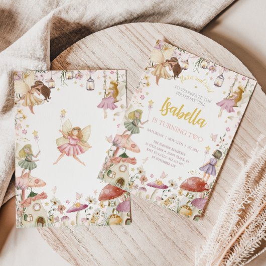 妖精誕生日侵略妖精ガーデン誕生日 招待状