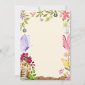 妖精誕生日招待状 招待状 (裏面)