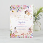 妖精誕生日招待状 招待状 (スタンド正面)