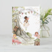 妖精誕生日招待状 招待状 (スタンド正面)