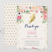 妖精誕生日招待状 招待状 (正面/裏面)