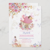 妖精誕生日招待状 招待状 (正面/裏面)