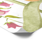 妖精誕生日背景ポスター ポスター (角)