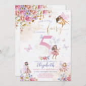 妖精誕生日 招待状 (正面/裏面)