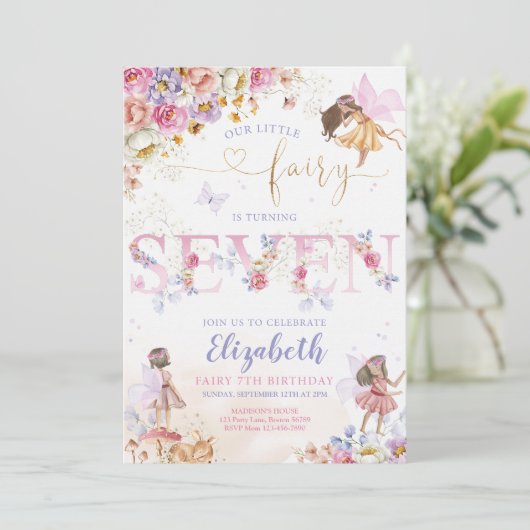 妖精誕生日 招待状 (スタンド正面)