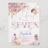 妖精誕生日 招待状 (正面/裏面)